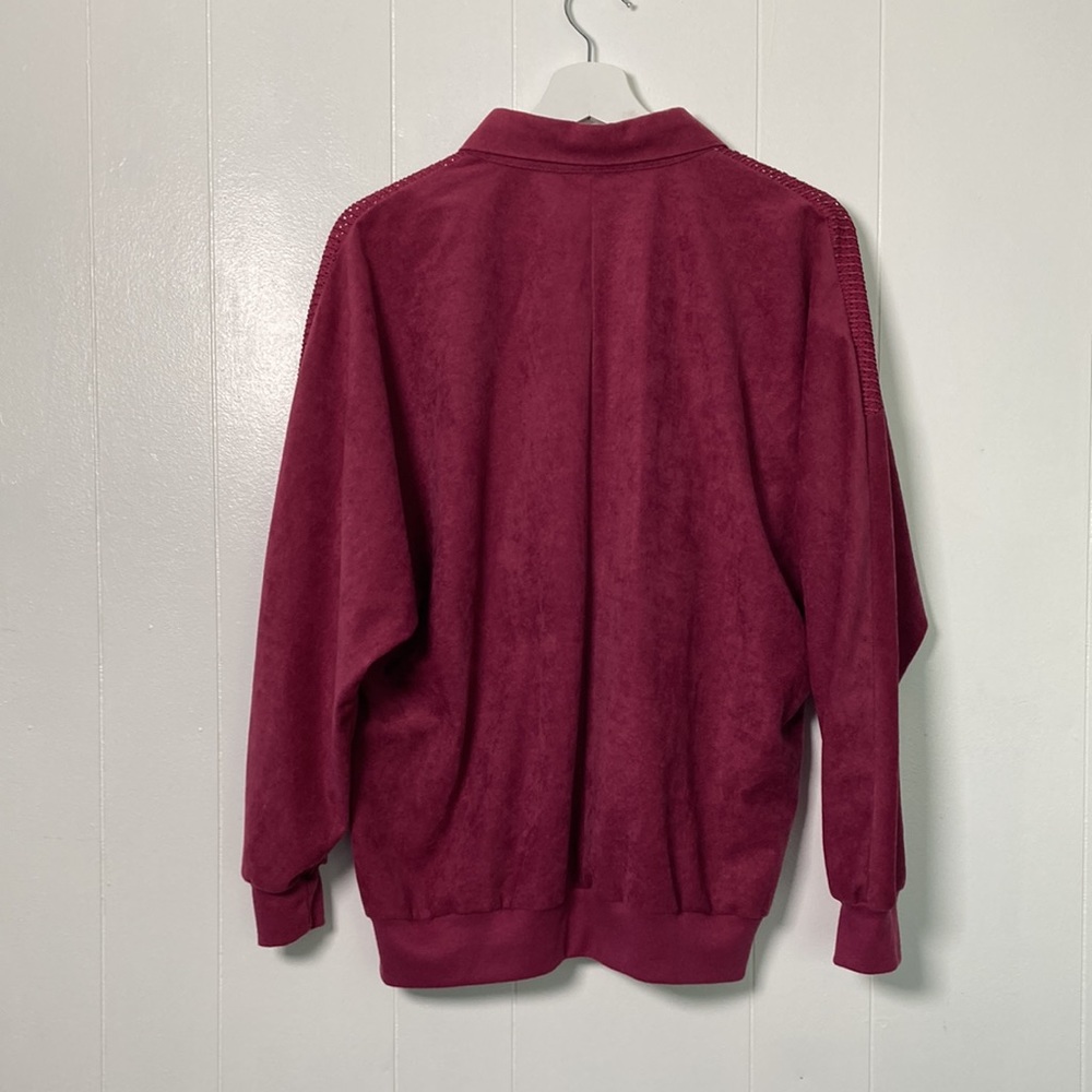 Light Burgundy 90s Jacket - Picture 3 of 7